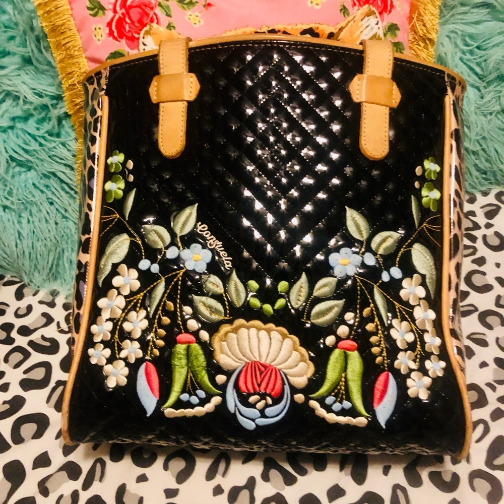 This is a used Consuela purse. This is not a new bag. It’s in good condition.
